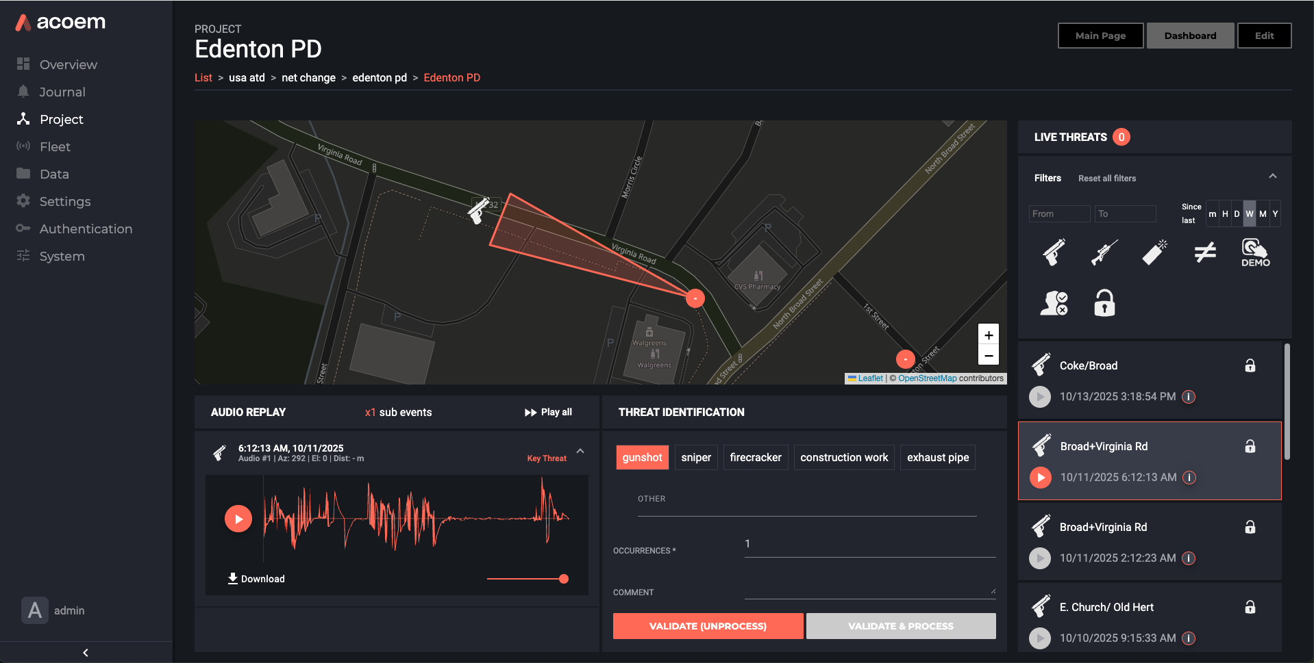 ACOEM, client utilisant Rtower